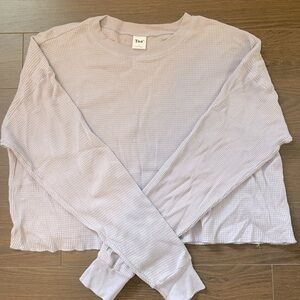 Aritzia TNA waffle top